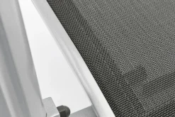 KETTLER BasicPlus Garten-Essgruppe, silber / anthrazit, Alu / Spraystone / Textil, Tisch 180/280x100cm, 8 Stapelsessel