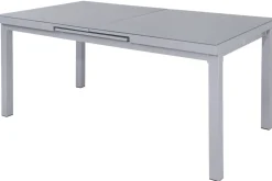 KETTLER BasicPlus Garten-Essgruppe, 8 Personen, ausziehbar, 180-240cm, Alu/Textilene, Klappstühle