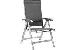 KETTLER BasicPlus Garten-Essgruppe mit 6 Sesseln, silber/anthrazit, Alu/Edelstahl, schmutzabweisend, platzsparend, pflegeleicht