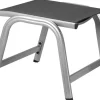 KETTLER BasicPlus Hocker, silber/anthrazit, Alu/Textilene, 0301203-0000
