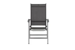 KETTLER BasicPlus Klappstuhl, silber/anthrazit, Alu/Textilene, 0301201-0000