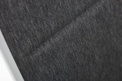 KETTLER BasicPlus Padded Klappstuhl, silber/anthrazit, Alu/Textilene, 0301201-9000, verstellbare Rückenlehne