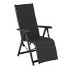 KETTLER BasicPlus PaddedRelaxsessel, anthrazit, Alu/Textilene, 0301216-9400, verstellbare Rückenlehne