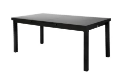 KETTLER BasicPlus Premium Garten-Essgruppe, anthrazit, Alu/Textilene, Tisch 180/240 cm, 6 Stapelsessel