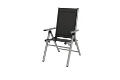 KETTLER BasicPlus Pro Balkon-Set, silber/anthrazit, Alu/Textilene, Tisch 80 x 80 cm, 2 Klappstühle