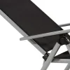 KETTLER BasicPlus Pro Garten-Essgruppe, silber/anthrazit, Alu/Textilene, 160 x 90 cm, 4 Klappstühle
