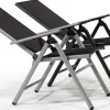 KETTLER BasicPlus Pro Garten-Essgruppe, silber/anthrazit, Alu/Textilene, Tisch 160 x 95 cm, 6 Klappstühle