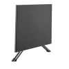 KETTLER BasicPlus Pro Garten-Essgruppe, anthrazit, Alu/Textilene, klappbarer Tisch 140 x 95 cm, 4 Klappstühle