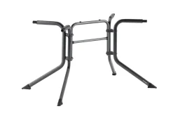 KETTLER BasicPlus Pro Garten-Essgruppe, anthrazit, Alu/Textilene, klappbarer Tisch 140 x 95 cm, 4 Klappstühle