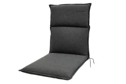 KETTLER BasicPlus Pro Garten-Essgruppe, anthrazit/schwarz, Aluminium/Steinimitat/Polyester, 200/260 x 100 cm, 6 Stapelsessel, inkl Auflagen
