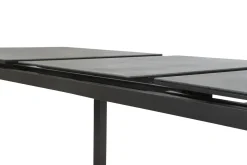 KETTLER BasicPlus Pro Garten-Essgruppe, anthrazit, Alu/Textilene, Tisch 180/240 x 90 cm, 6 Stapelsessel