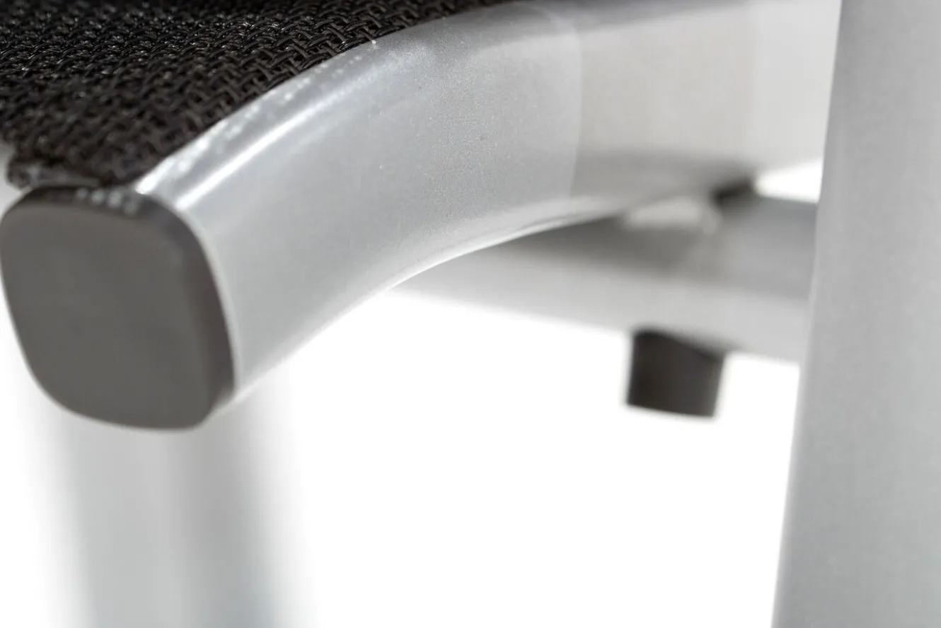 KETTLER BasicPlus Pro Garten-Essgruppe, silber/anthrazit, Alu/Textilene, Esstisch 160 x 95 cm, 4 Stapelsessel