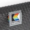 KETTLER BasicPlus Pro Garten-Essgruppe, silber/anthrazit, Alu/Textilene, ausziehbarer Tisch 180/280 x 100 cm, 6 Stapelsessel