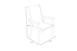 KETTLER BasicPlus Pro Stapelsessel 4er-Set, silber/anthrazit, Aluminium/Textilene, 70 x 65 x 99 cm, stapelbar