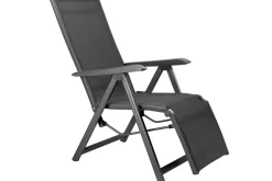 KETTLER BasicPlus Relaxsessel, anthrazit/anthrazit, Alu/Textilene, 90 x 61 x 44 cm, 0301216-7000