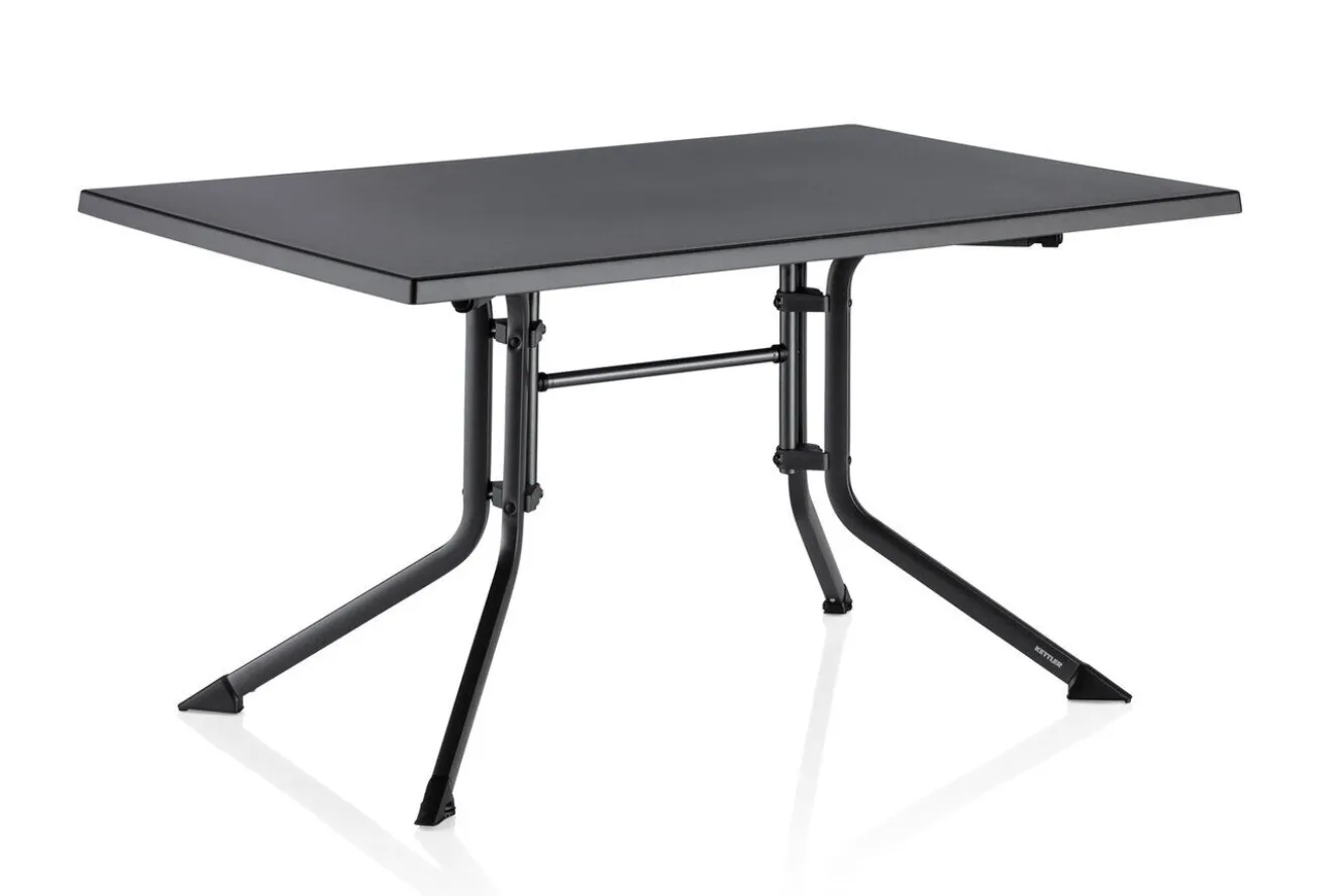 KETTLER BOULEVARD Klapptisch, anthrazit, Alu/KETTALUX, 140 x 95 cm, klappbar, kratzfest, 0307020-7000