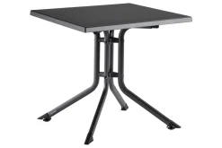 KETTLER BOULEVARD Klapptisch, anthrazit, Aluminium/KETTALUX, 70 x 70 cm, schmutzabweisend, stabil
