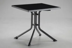 KETTLER BOULEVARD Klapptisch, anthrazit, Aluminium/KETTALUX, 70 x 70 cm, schmutzabweisend, stabil