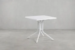 KETTLER BOULEVARD Klapptisch, weiß, Aluminium/KETTALUX, 70 x 70 cm, schmutzabweisend, quadratisch