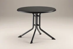 KETTLER BOULEVARD Klapptisch, anthrazit, Aluminium/KETTALUX, Ø 70 cm, schmutzabweisend, klappbar, rund