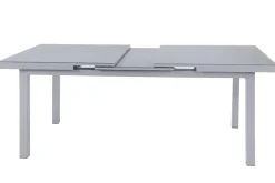 Kettler Granada Garten-Essgruppe, 8 Personen, ausziehbarer Tisch 180–240 cm, Aluminium/Textilene, Teak FSC®-zertifiziert