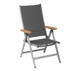KETTLER Granada Garten-Essgruppe, silber/anthrazit, Alu, Tisch 160x90, 6 Klappstühle
