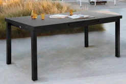 KETTLER Premium/Granada Garten-Essgruppe, anthrazit/grau, Alu/Glas, Tisch 180/240x100cm, 6 Sessel