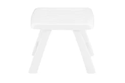KETTLER Roma Hocker, weiß, Kunststoff, 48 x 46 x 38 cm, 01038-000