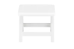 KETTLER Roma Hocker, weiß, Kunststoff, 48 x 46 x 38 cm, 01038-000