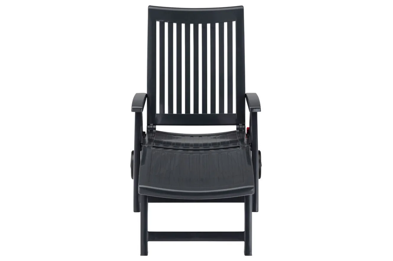 KETTLER Roma Rollliege, anthrazit, Kunststoff, 185 x 71 x 40,5 cm, 01638-700