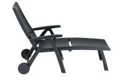 KETTLER Roma Rollliege, anthrazit, Kunststoff, 185 x 71 x 40,5 cm, 01638-700
