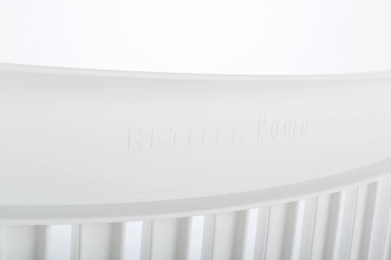 KETTLER Roma Rollliege, weiß, Kunststoff, 185 x 71 x 40,5 cm, 01638-000