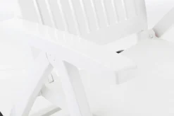 KETTLER Roma Rollliege, weiß, Kunststoff, 185 x 71 x 40,5 cm, 01638-000