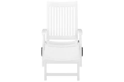 KETTLER Roma Rollliege, weiß, Kunststoff, 185 x 71 x 40,5 cm, 01638-000