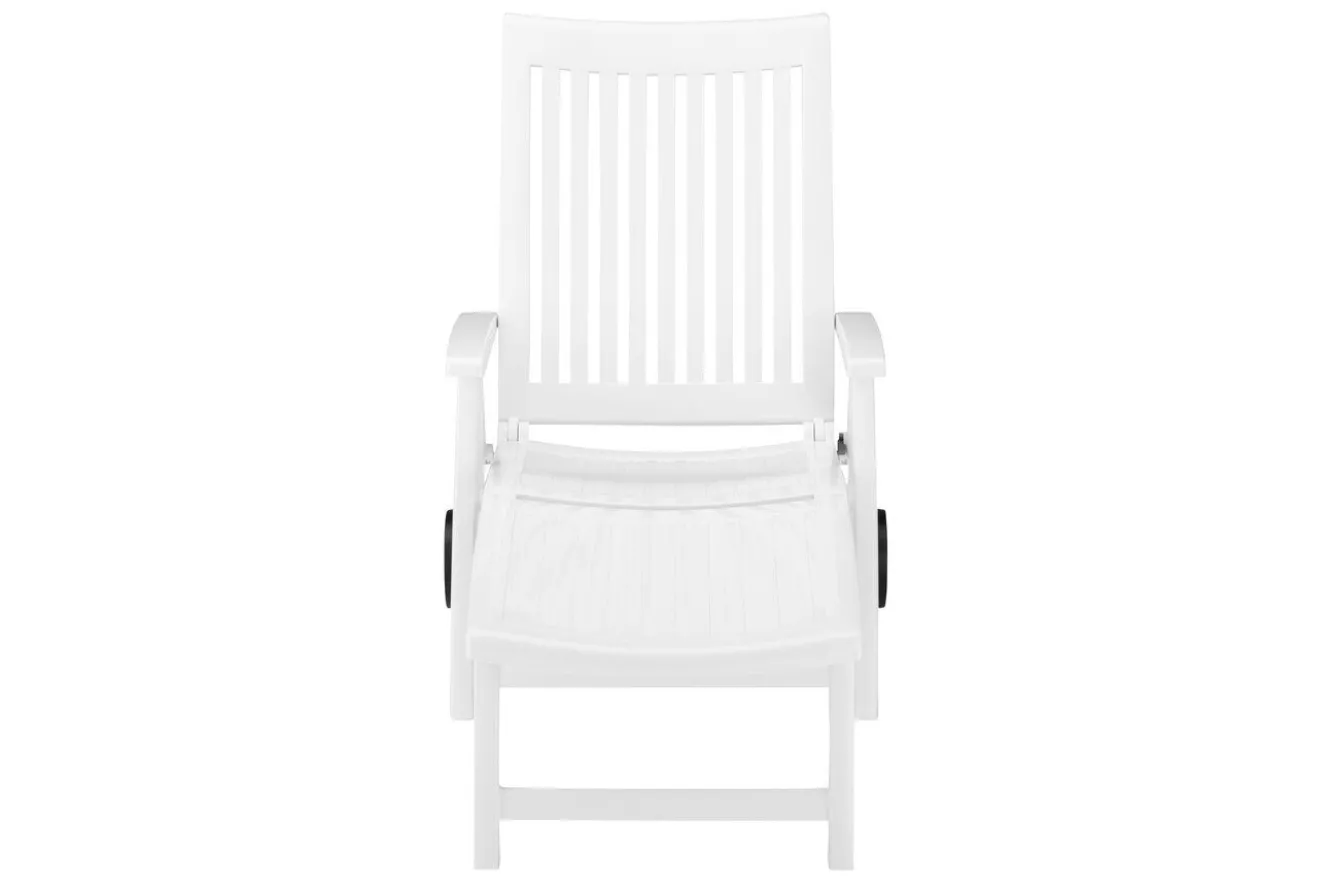 KETTLER Roma Rollliege, weiß, Kunststoff, 185 x 71 x 40,5 cm, 01638-000