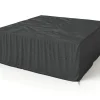 OUTFLEXX Abdeckhaube für Esstischgarnitur, schwarz, Polyester, TPU 420D Ripstop-Gewebe, 265 x 165 x 109 cm, uv-beständig, mit Zugband