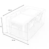 OUTFLEXX Abdeckhaube für Garten-Essgruppen, schwarz, Ripstop-Gewebe/Polyester, 200 x 120 x 85 cm, wasserabweisend, UV-Schutz