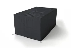 OUTFLEXX Abdeckhaube für Garten-Essgruppen, schwarz, Ripstop-Gewebe/Polyester, 200 x 120 x 85 cm, wasserabweisend, UV-Schutz
