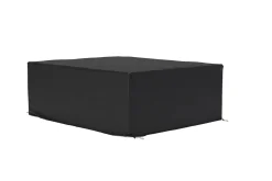OUTFLEXX Abdeckhaube für Garten-Essgruppen, schwarz, Ripstop-Gewebe/Polyester, 202 x 162 x 72 cm, wasserabweisend, UV-Schutz