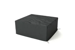 OUTFLEXX Abdeckhaube für Garten-Essgruppen, schwarz, Ripstop-Gewebe/Polyester, 165 x 180 x 75 cm, wasserabweisend, UV-Schutz