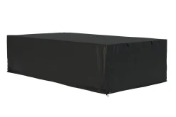 OUTFLEXX Abdeckhaube für Garten-Essgruppen, schwarz, Ripstop-Gewebe/Polyester, 305 x 180 x 80 cm, wasserabweisend, UV-Schutz