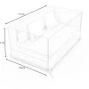 OUTFLEXX Abdeckhaube für Gartenlounges, schwarz, Ripstop-Gewebe/Polyester, 171 x 149 x 63 cm, wasserabweisend, UV-Schutz
