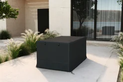 OUTFLEXX Abdeckhaube für Gartenlounges, schwarz, Ripstop-Gewebe/Polyester, 171 x 149 x 63 cm, wasserabweisend, UV-Schutz