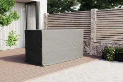 OUTFLEXX Abdeckhaube für Gartenlounges, schwarz, Ripstop-Gewebe/Polyester, 213 x 86 x 108 cm, wasserabweisend, UV-Schutz