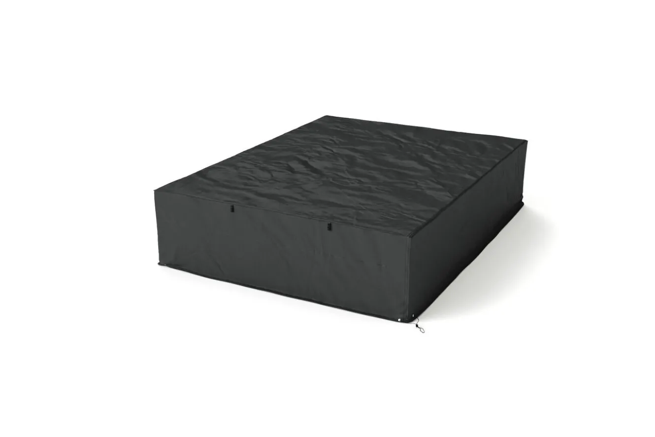 OUTFLEXX Abdeckhaube für Gartenlounges, schwarz, Ripstop-Gewebe/Polyester, 239 x 157 x 68 cm, wasserabweisend, UV-Schutz