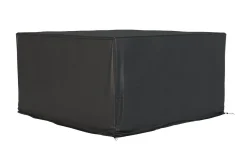OUTFLEXX Abdeckhaube für Gartenlounges, schwarz, Ripstop-Gewebe/Polyester, 212 x 212 x 117 cm, wasserabweisend, mit Reißverschluss, UV-Schutz