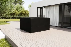 OUTFLEXX Abdeckhaube für Gartenlounges, schwarz, Ripstop-Gewebe/Polyester, 212 x 212 x 117 cm, wasserabweisend, mit Reißverschluss, UV-Schutz