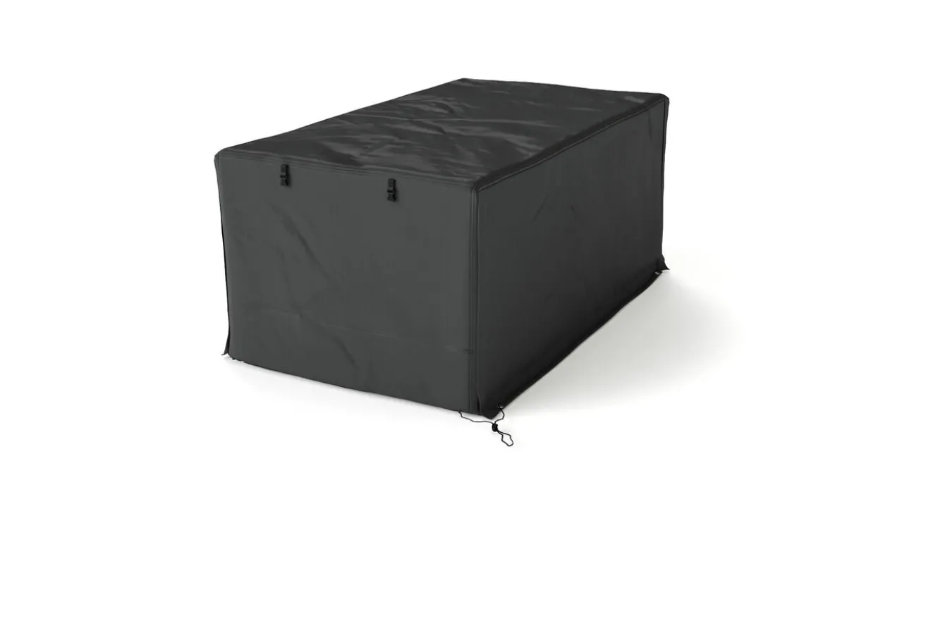 OUTFLEXX Abdeckhaube für Gartenlounges, schwarz, Ripstop-Gewebe/Polyester, 223 x 90 x 60 cm, wasserabweisend, UV-Schutz