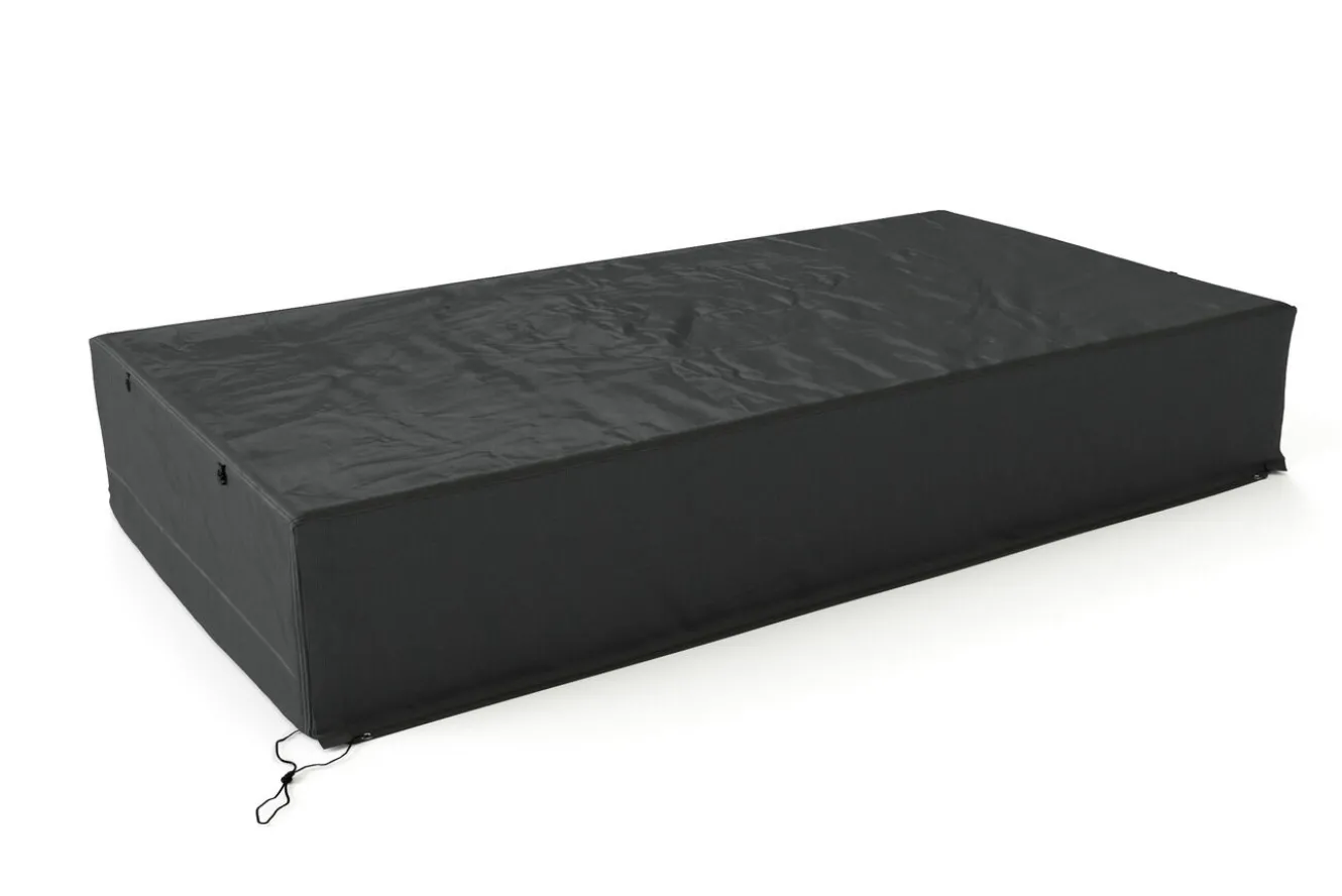 OUTFLEXX Abdeckhaube für Gartenlounges, schwarz, Ripstop-Gewebe/Polyester, 440 x 230 x 70 cm, wasserabweisend, UV-Schutz