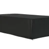 OUTFLEXX Abdeckhaube für Gartenlounge, schwarz, Polyester, TPU 420D Ripstop-Gewebe, 230 x 151 x 63 cm, mit Reißverschluss und Kordelzug